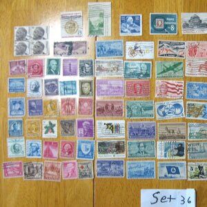 COPY - Lot Of 100 Assorted U.S. Stamps mostly from 1950 through 1981